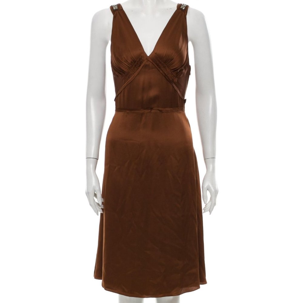 CHLOÉ Silk Knee-Length Dress M/US8/FR40